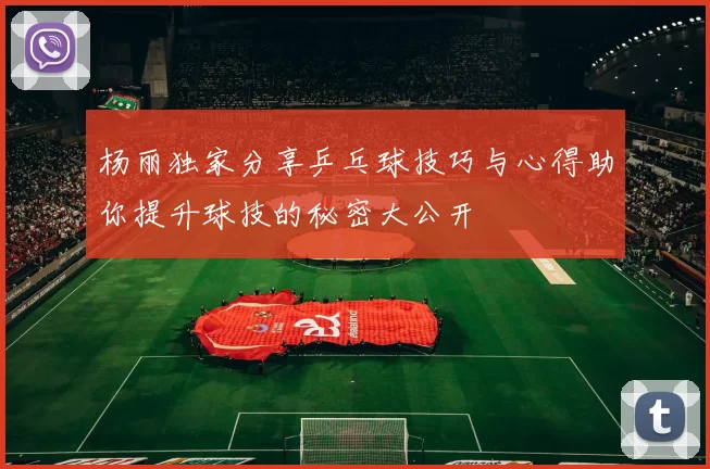 杨丽独家分享乒乓球技巧与心得助你提升球技的秘密大公开
